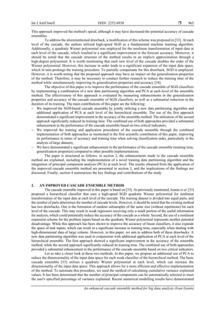An enhanced cascade ensemble method for big data analysis | PDF