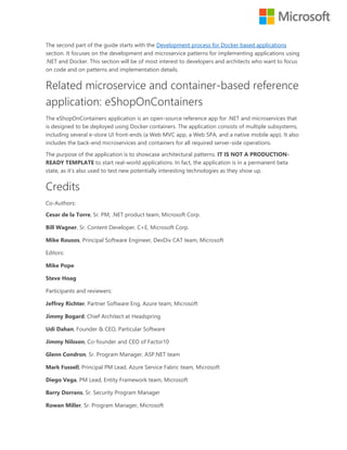 NET Microservices Architecture for Containerized NET Applications Cesar ...