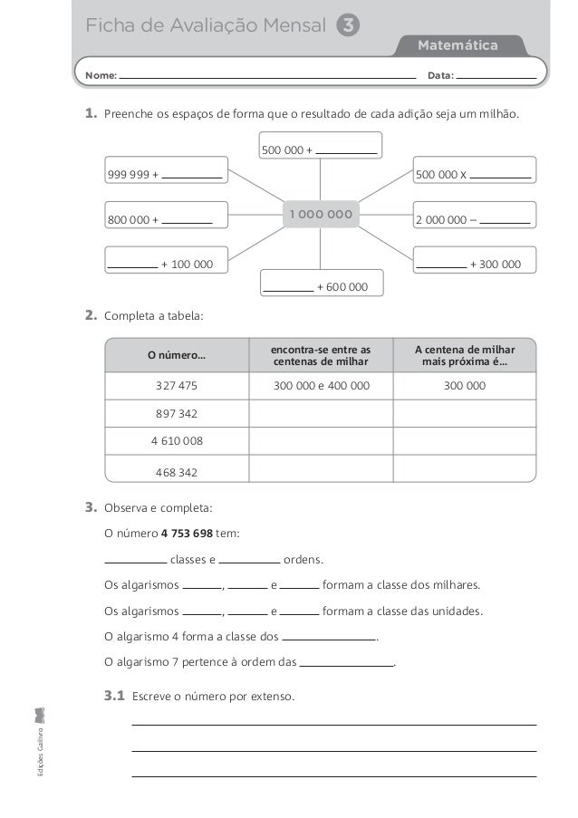 132790646 Fichas de avaliacao matematica 4 ano 132790646-fichas-de-avaliacao-matematica-4-ano