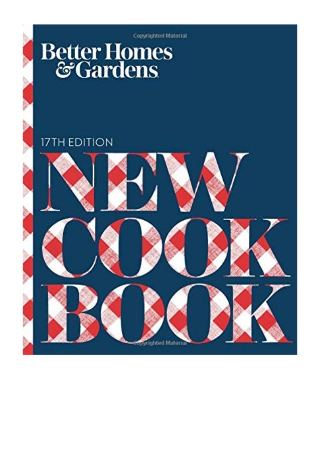 Better Homes And Gardens New Cook Book 17th Edition Pdf Better Ho