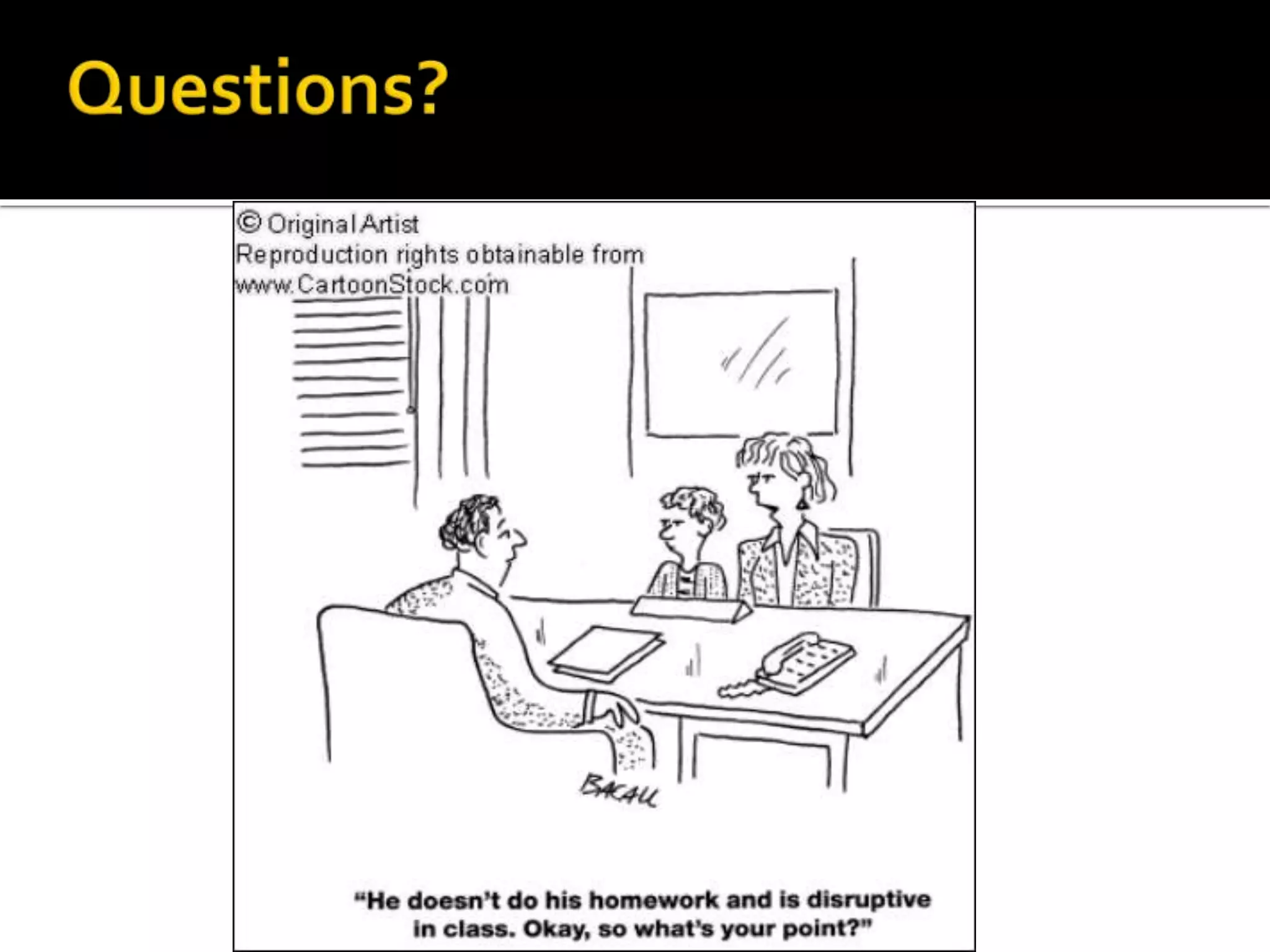 Distruptive Behaviour