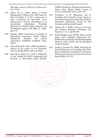 Importance Value Index IVI of Tree Species and Diversity of Baturiya ...
