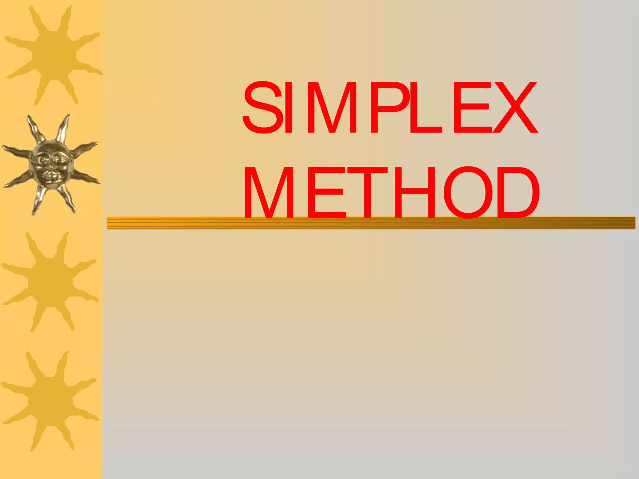 Simplex Method | PPT | Programming Languages | Computing