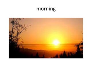morning
 