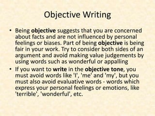 133. Writing techniques | PPTX