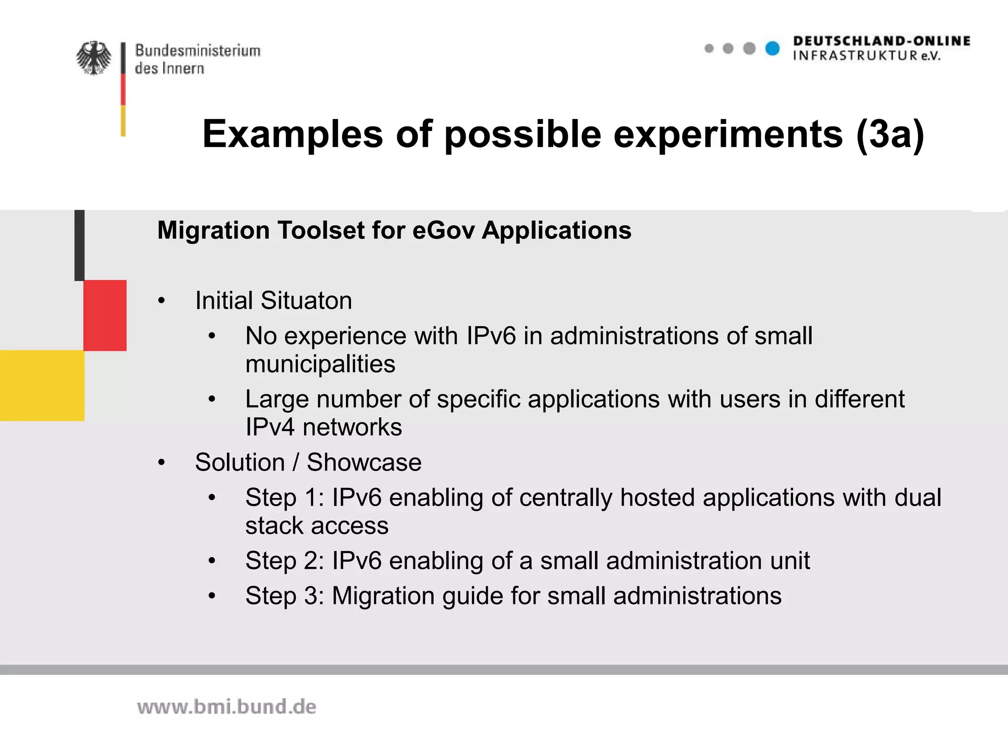 Transport: IPv4/IPv6 Dual Stack (10/2009)
