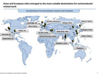 Asian and European cities emerged as the most suitable destinations for semiconductor
     related work
                  ...