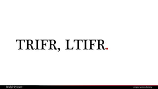TRIFR, LTIFR.
 
