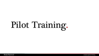 Pilot Training.
 