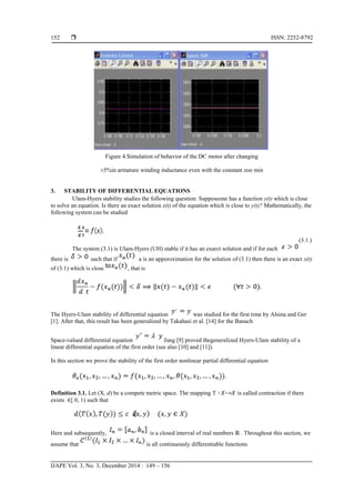 An Application of Ulam Hyers Stability in DC Motors PDF An Application of Ulam Hyers Stability in DC Motors PDF