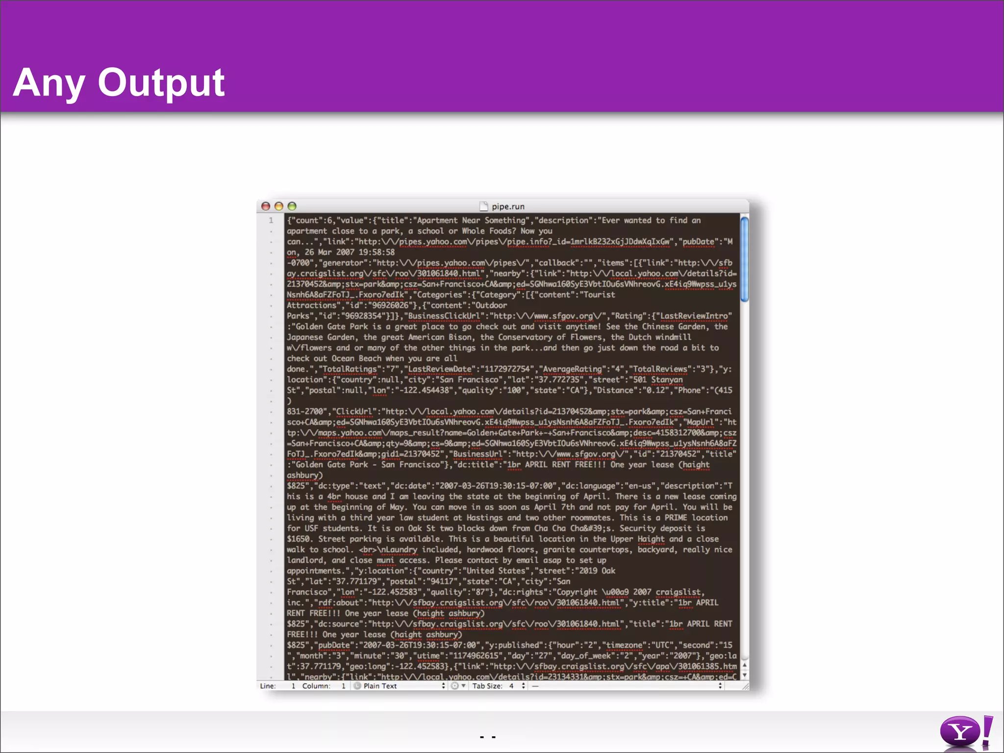 Yahoo Pipes Middleware In The Cloud