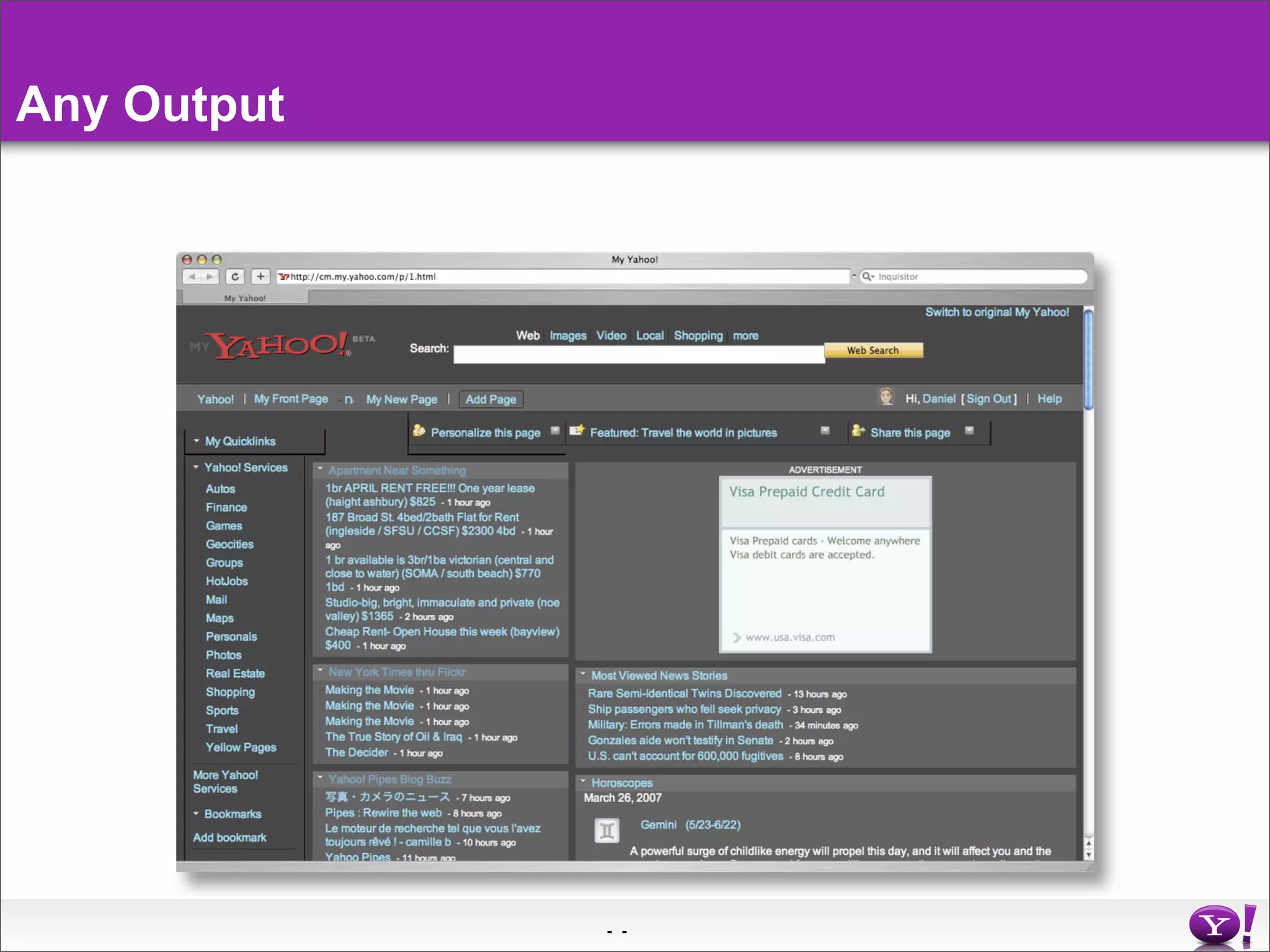 Yahoo Pipes Middleware In The Cloud