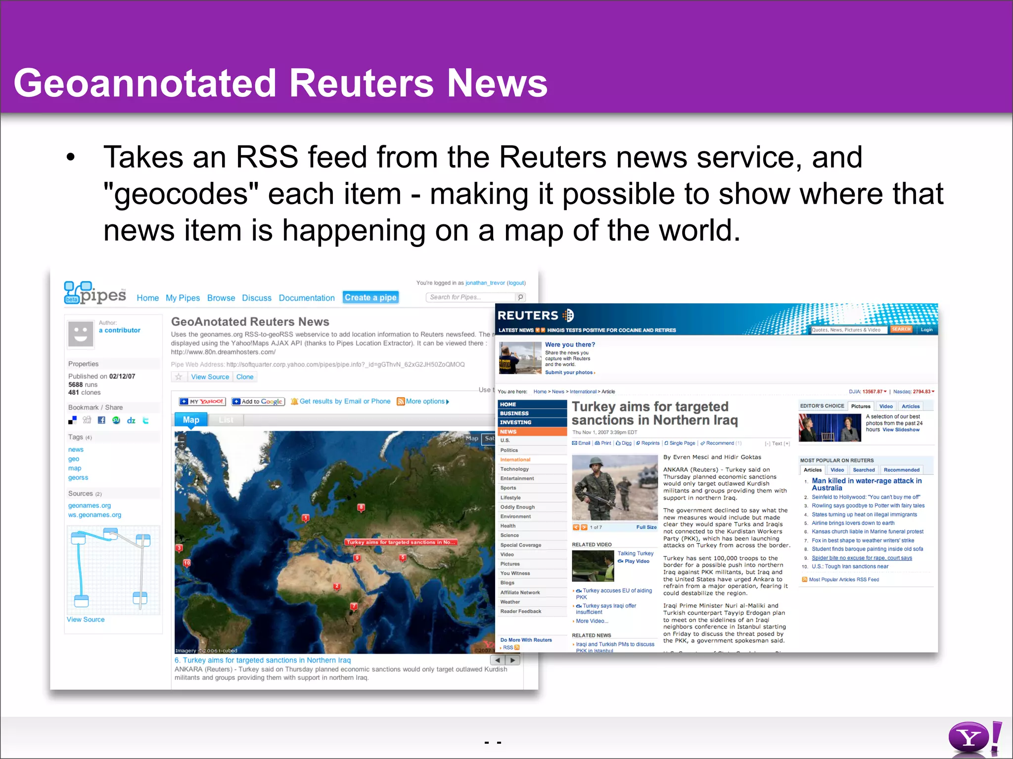 Yahoo Pipes Middleware In The Cloud