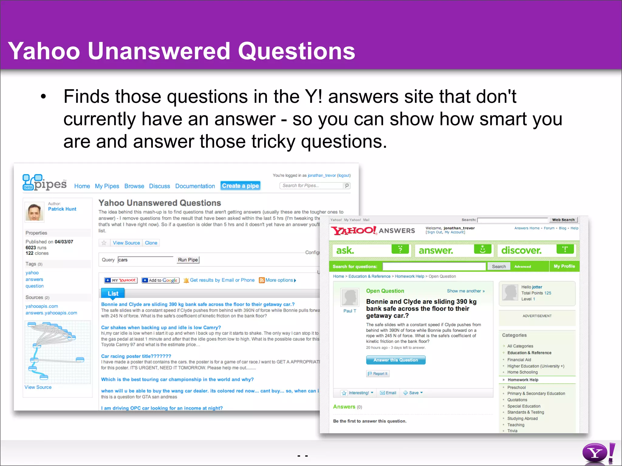 Yahoo Pipes Middleware In The Cloud