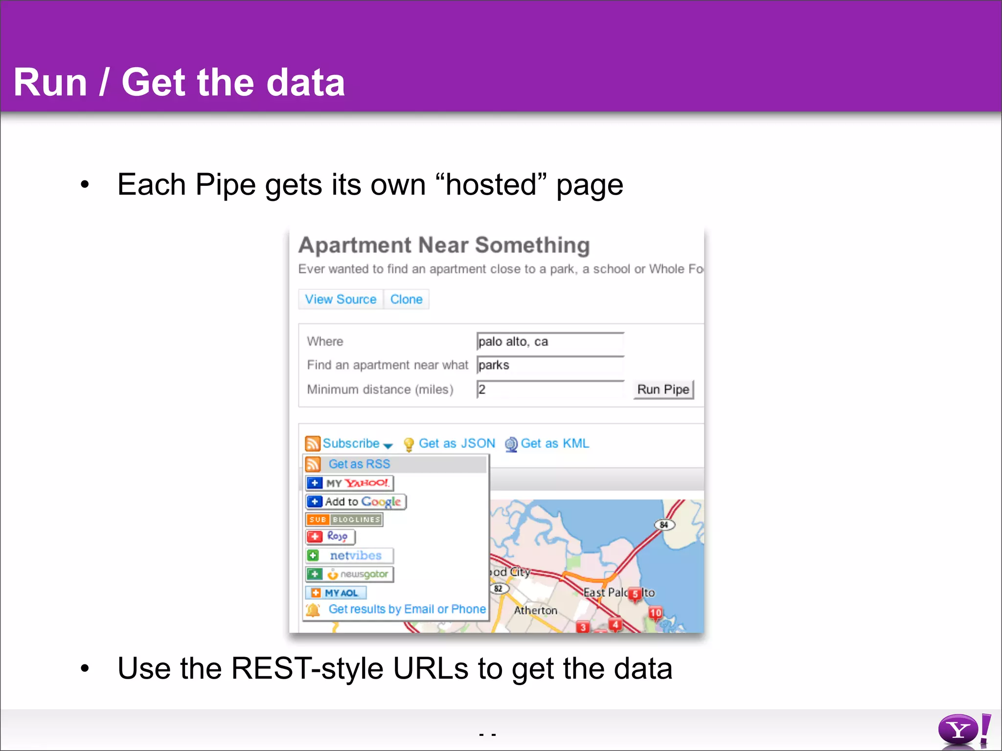 Yahoo Pipes Middleware In The Cloud