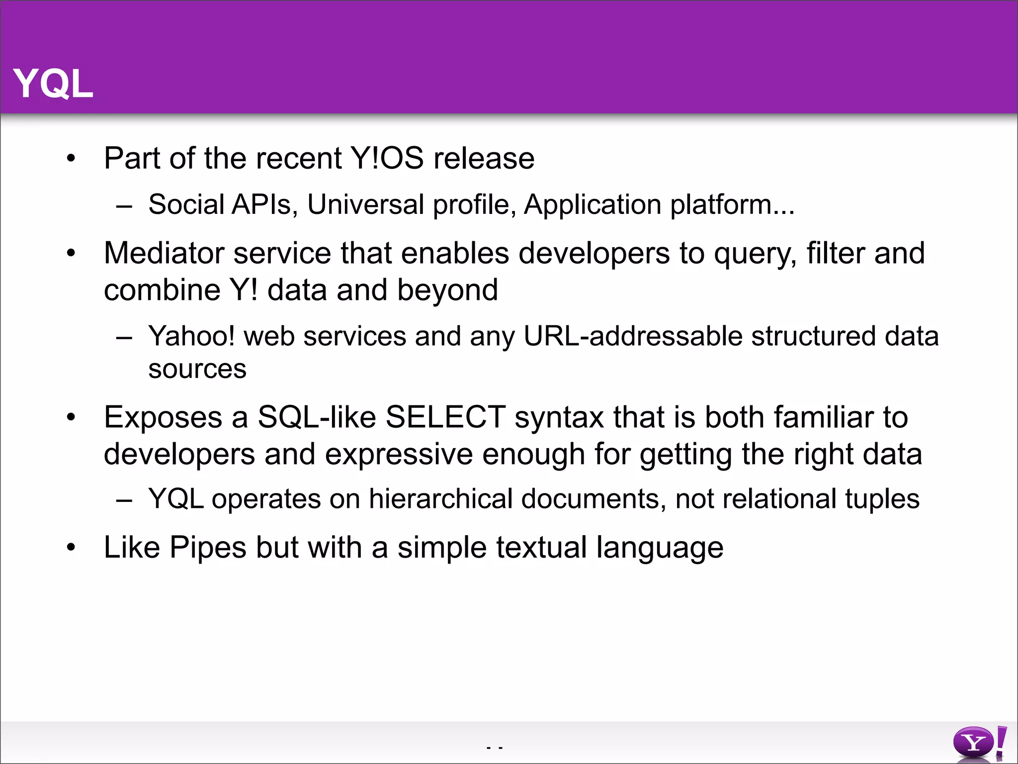 Yahoo Pipes Middleware In The Cloud