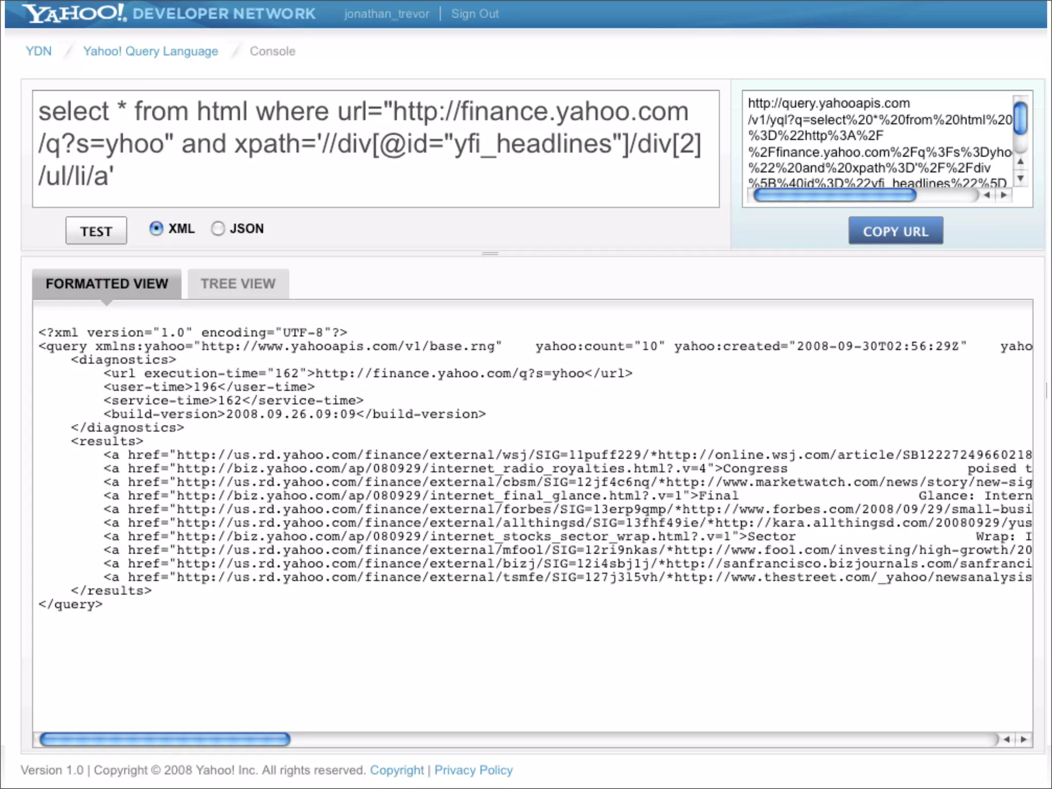 Yahoo Pipes Middleware In The Cloud