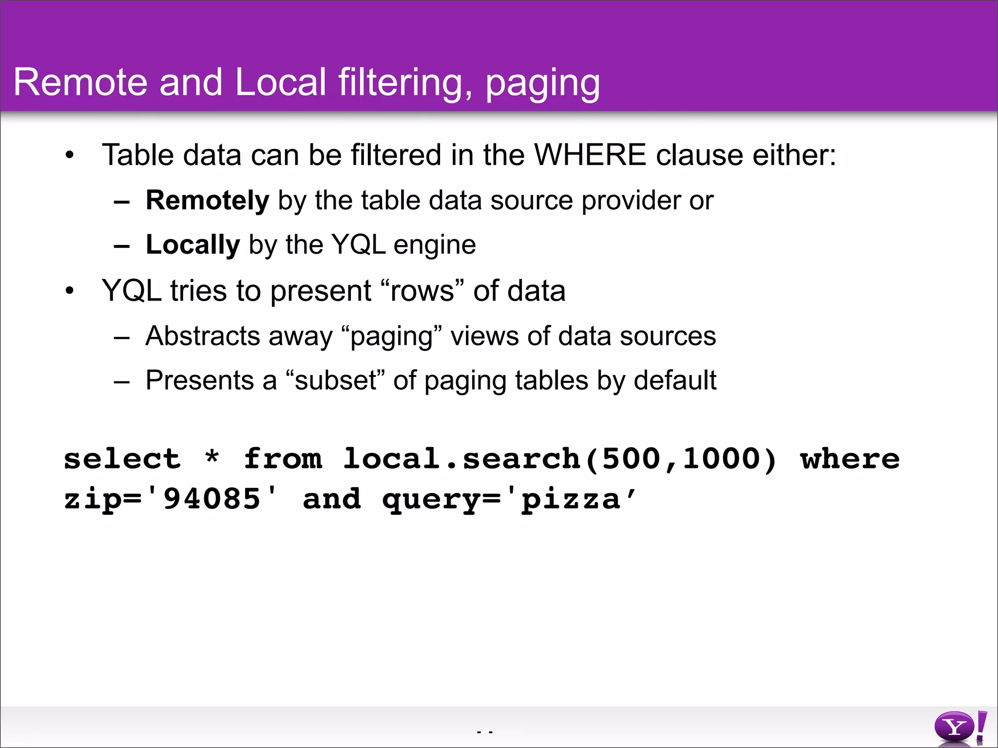 Yahoo Pipes Middleware In The Cloud