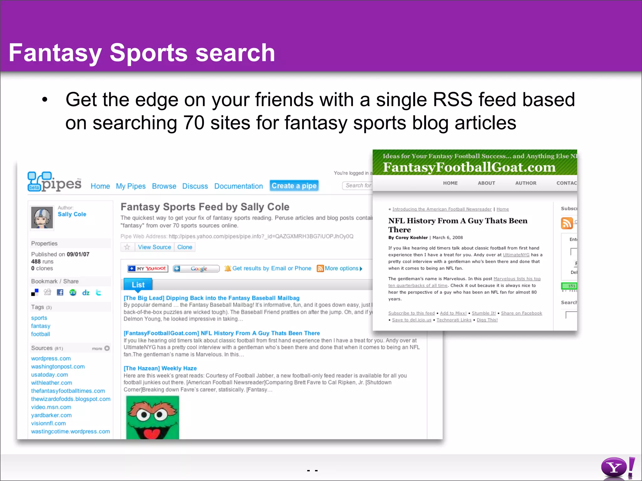 Yahoo Pipes Middleware In The Cloud