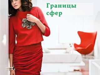 Границы
сфер
 