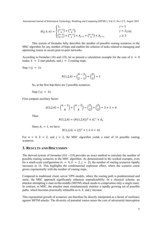 Combinatorial Analysis of Routing Scenarios in the Multiple ‑ Start ...