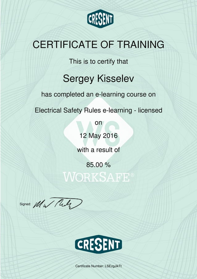 Electrical safety rules