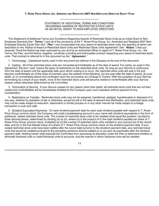 Price T Rowe Group Inc 