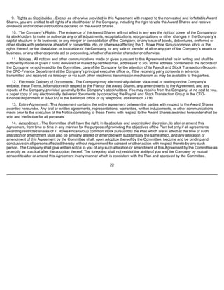 Price T Rowe Group Inc 