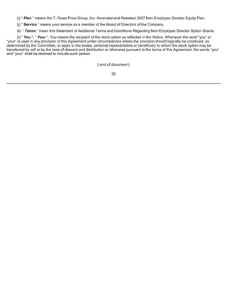 Price T Rowe Group Inc 