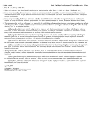 Price T Rowe Group Inc 