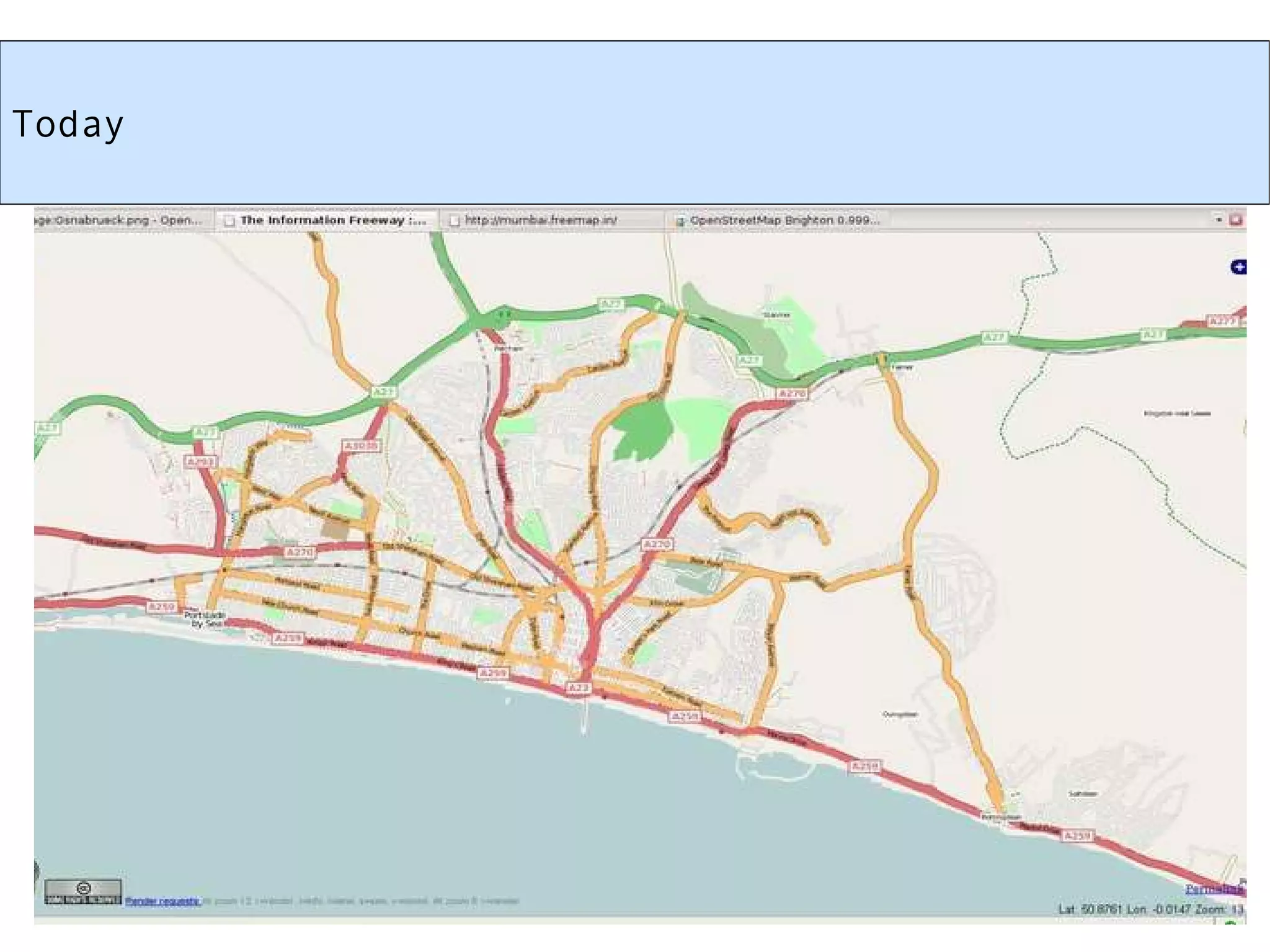 Volunteered Geographic Information and OpenStreetMap