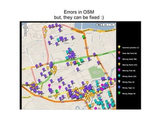 Volunteered Geographic Information and OpenStreetMap