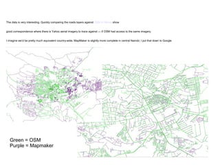 Volunteered Geographic Information and OpenStreetMap