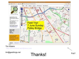 Volunteered Geographic Information and OpenStreetMap