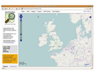 Volunteered Geographic Information and OpenStreetMap