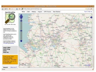 Volunteered Geographic Information and OpenStreetMap
