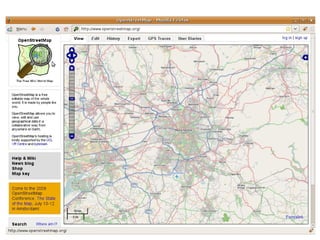 Volunteered Geographic Information and OpenStreetMap