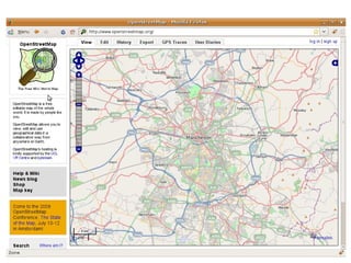 Volunteered Geographic Information and OpenStreetMap