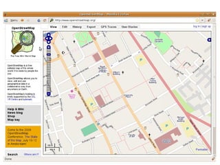 Volunteered Geographic Information and OpenStreetMap