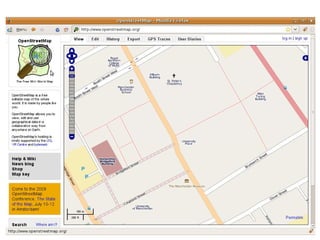 Volunteered Geographic Information and OpenStreetMap