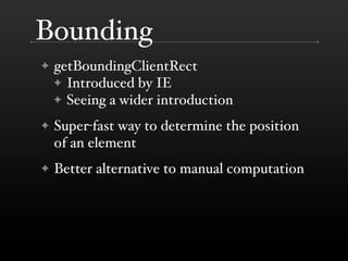 Performance Improvements In Browsers