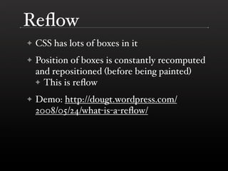 Performance Improvements In Browsers