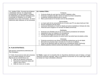 Plan estrategico Apple