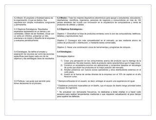 Plan estrategico Apple