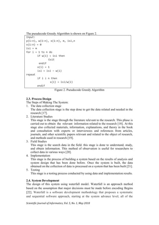 Comparison of Dynamic Programming Algorithm and Greedy Algorithm on ...
