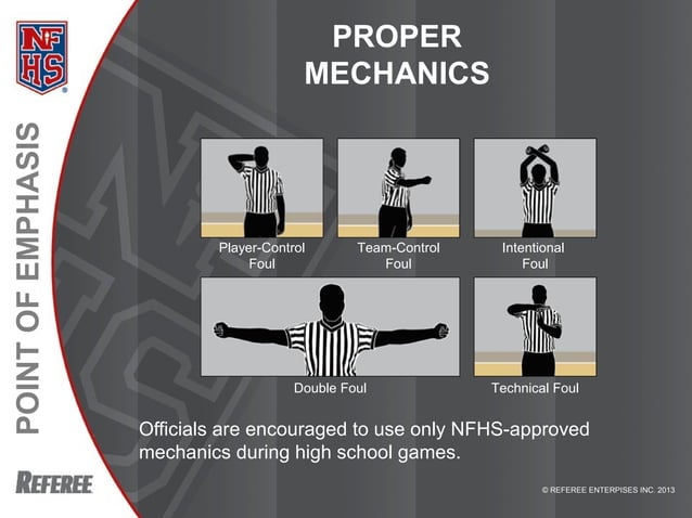 2013-15 Basketball 3 Man Mechanics NFHS | PPT