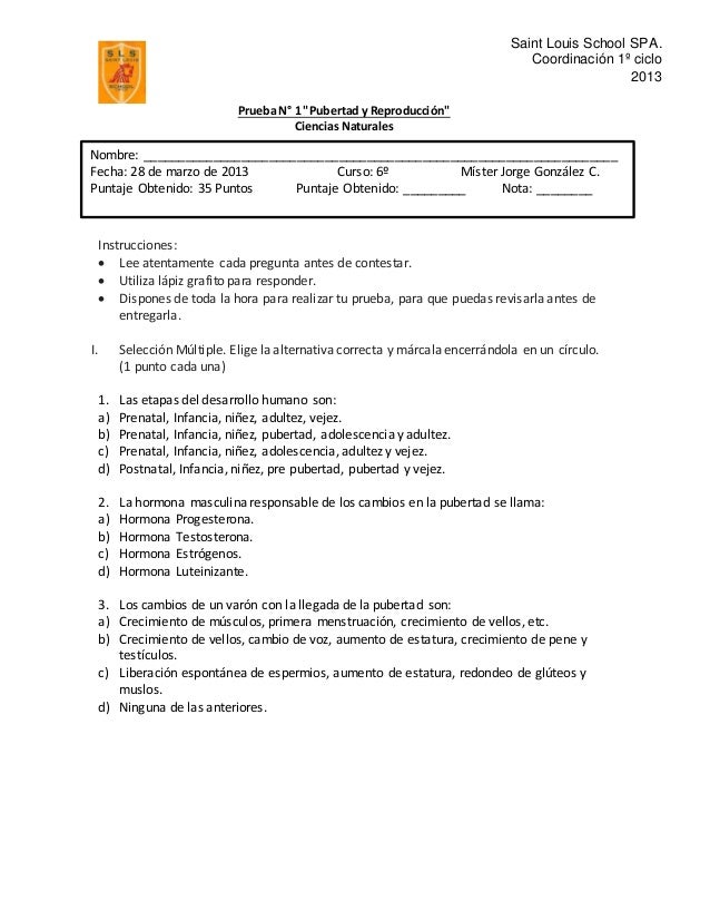 133794916 Prueba N 1 Pubertad Y Reproduccion 6 Basico