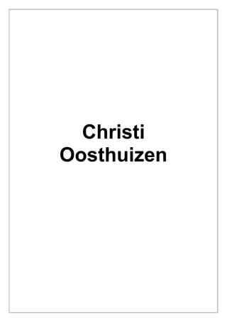 Christi
Oosthuizen
 