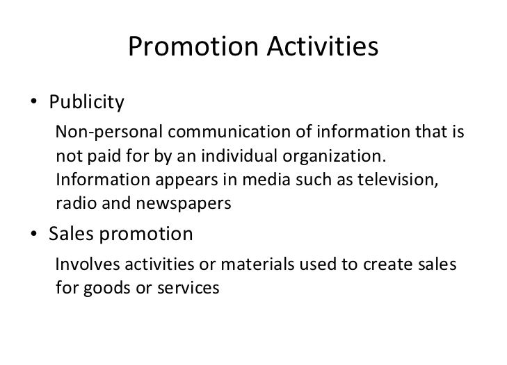four elements of marketing mix