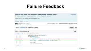 21
Failure Feedback
 
